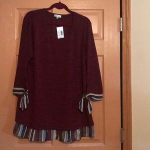 Burgundy Tunic